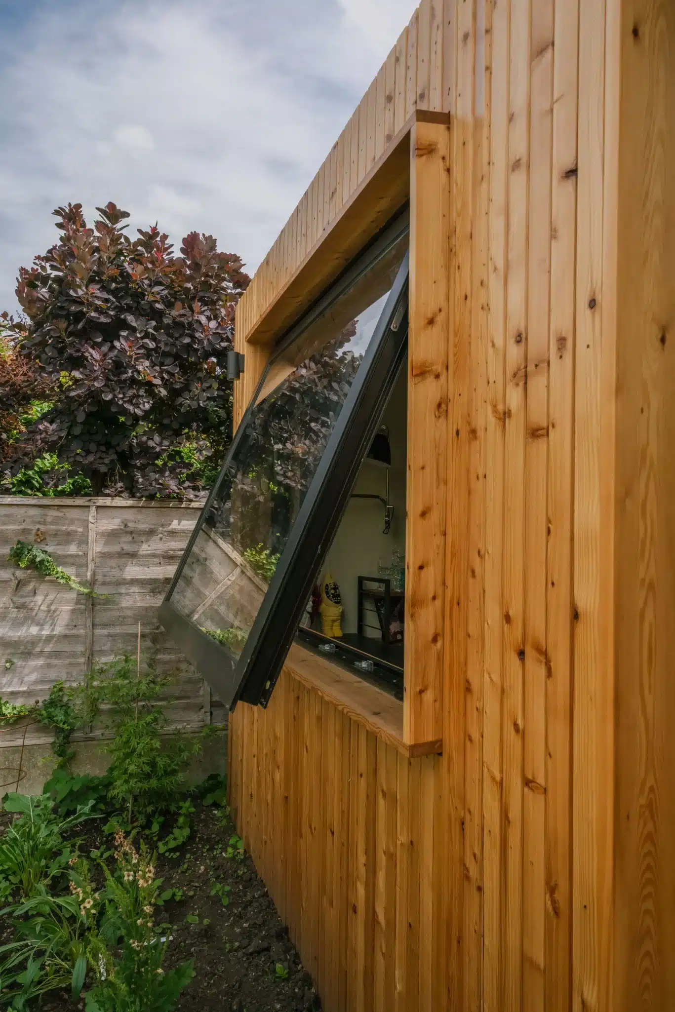 Eden grove exterior view of open window